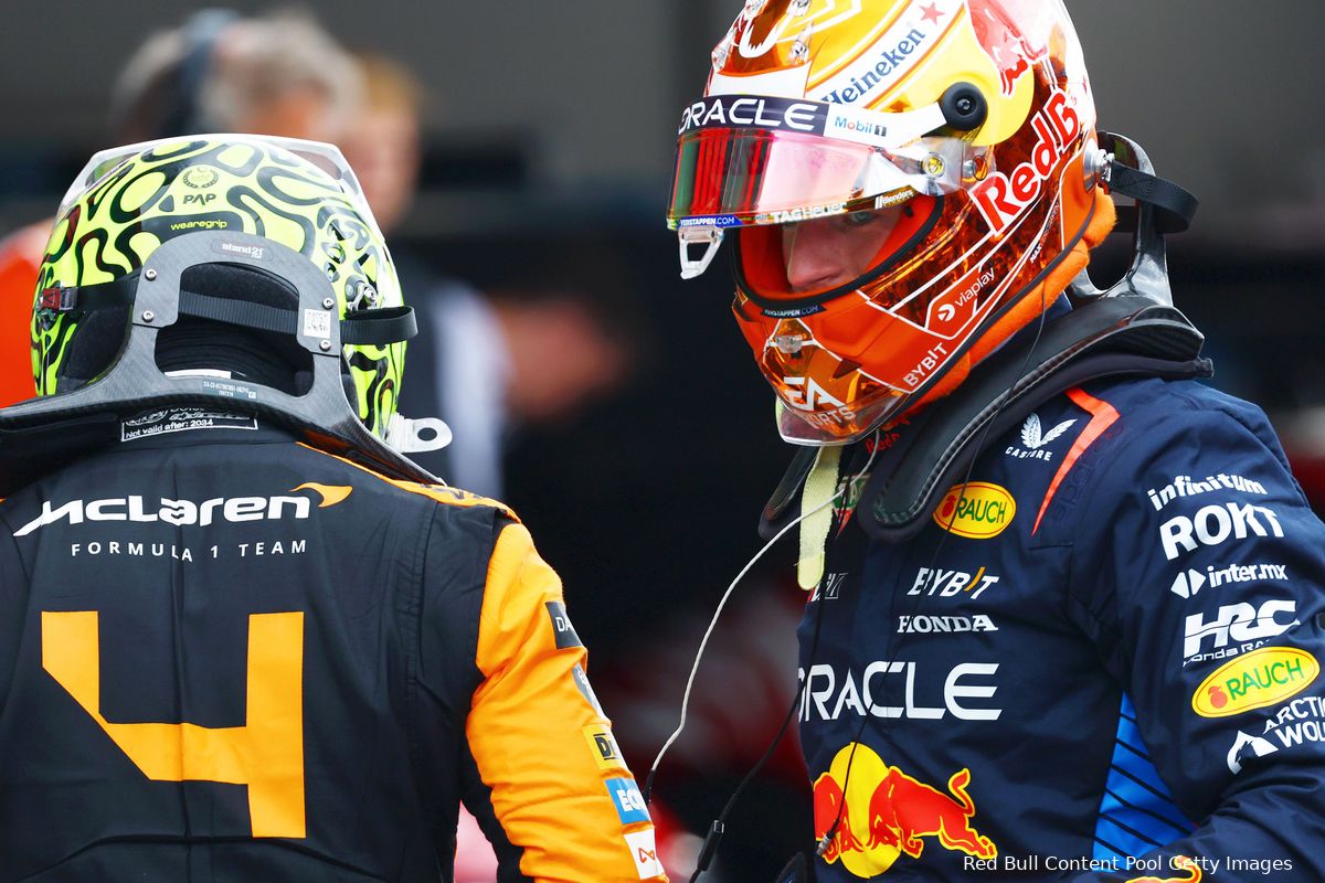 Norris verdedigt zich na beschuldigen van Verstappen: 'Ik benoem alleen de feiten'