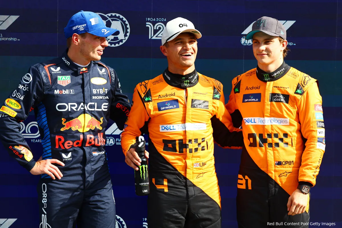 max verstappen lando norris 123 oscar piastri