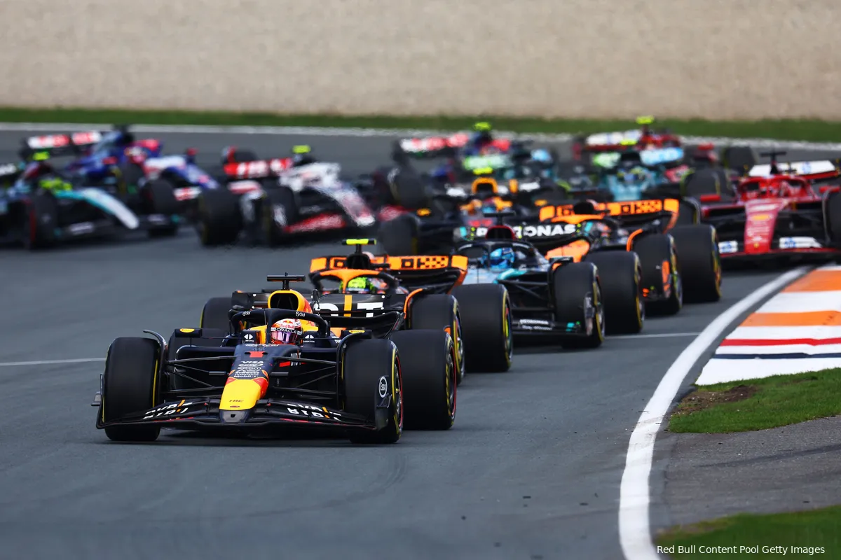 nederland 2024 zandvoort start max verstappen lando norris 2
