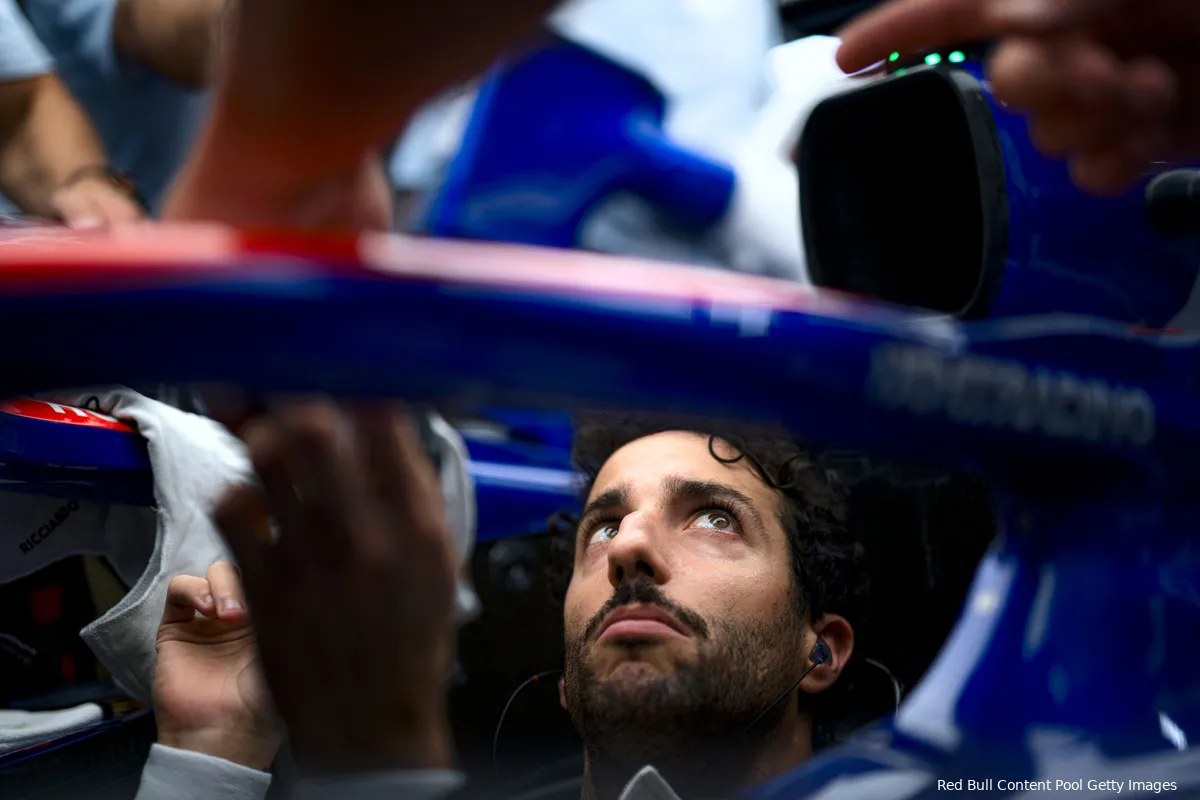 daniel ricciardo kwalifcatie zaterdag singapore visa cash app rb