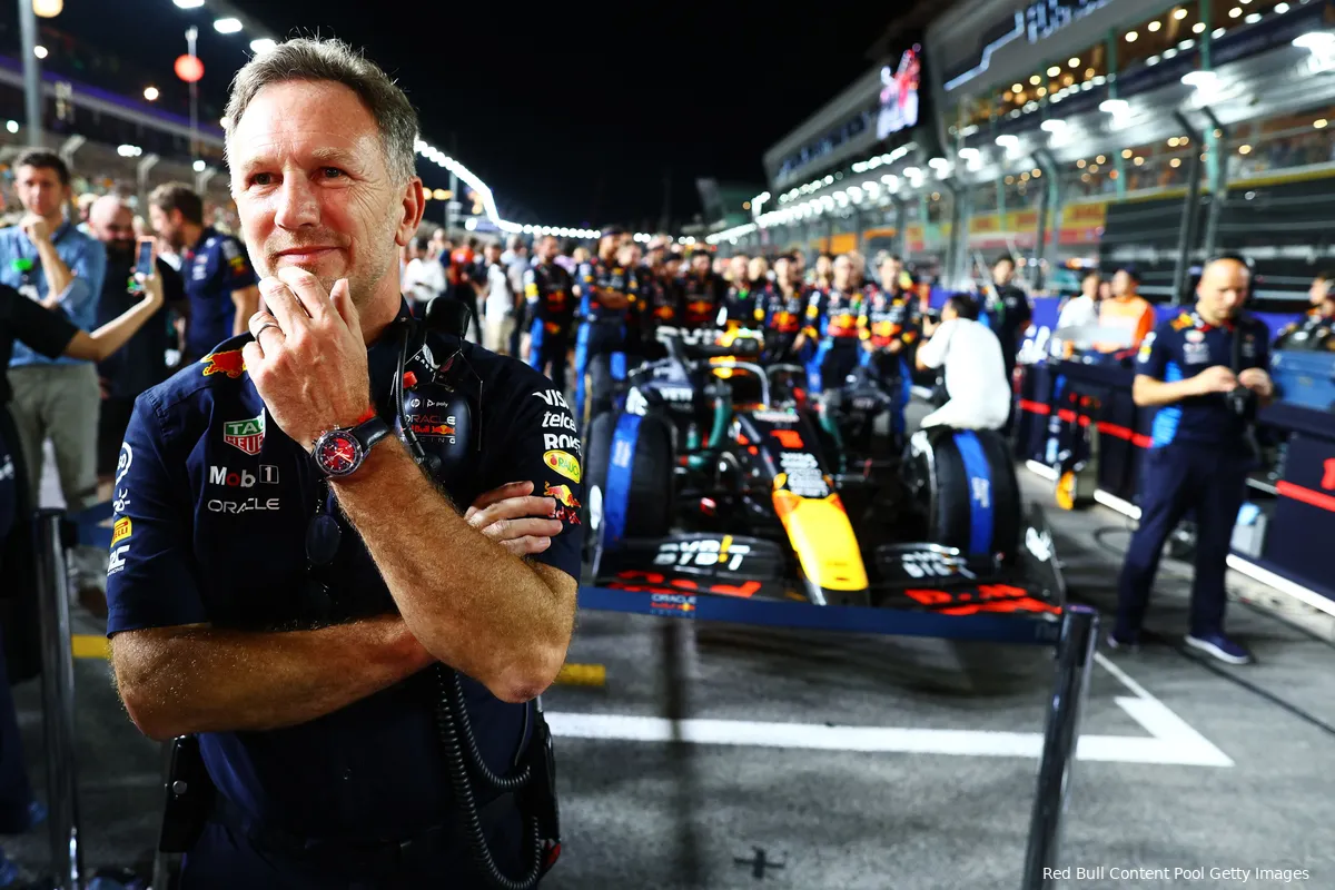 red bull racing christian horner singapore gp zondag 2024