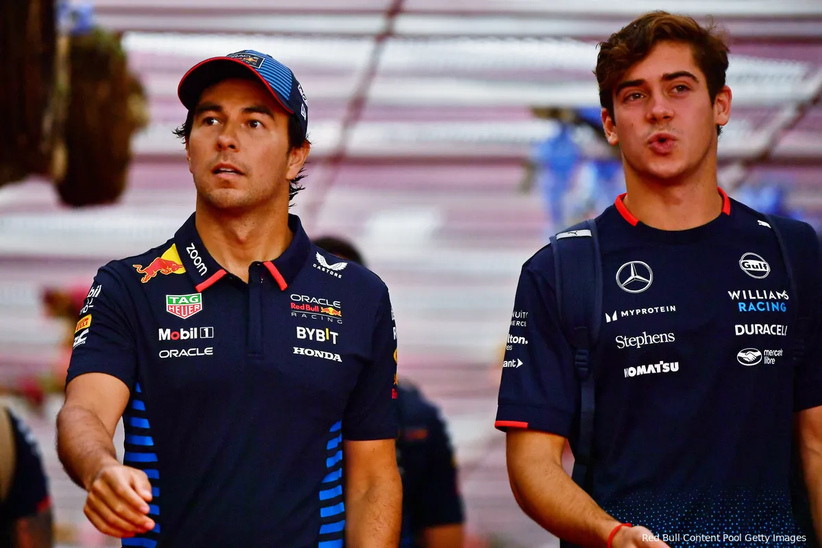 red bull racing sergio perez williams franco colapinto gp azerbeidzjan zaterdag 2024