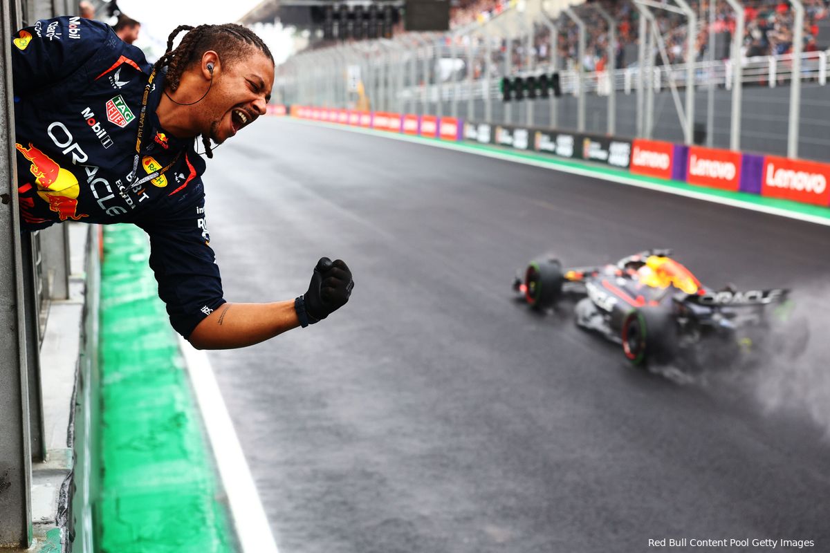 Verstappens monteur blikt terug op woede in de garage in Brazilië: 'Dan stopt Max er echt álles in'
