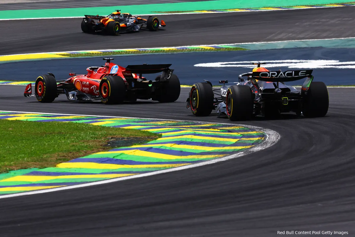 max verstappen red bull lando norris mclaren ferrari charles leclerc racing gp sao paulo zaterdag 2024