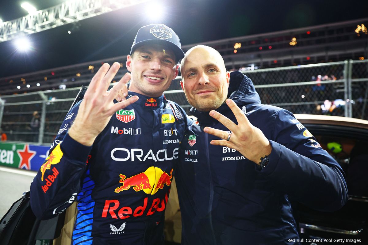 Lambiase neemt prijs voor Verstappen in ontvangst: 'Dat is niet geschikt voor vanavond!'
