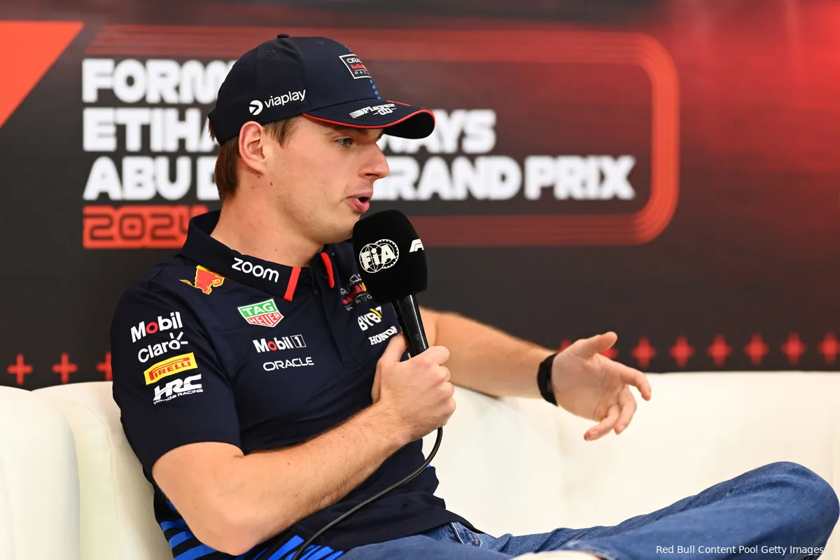 max verstappen abu dhabi 2024 donderdag 1 persconferentie 1