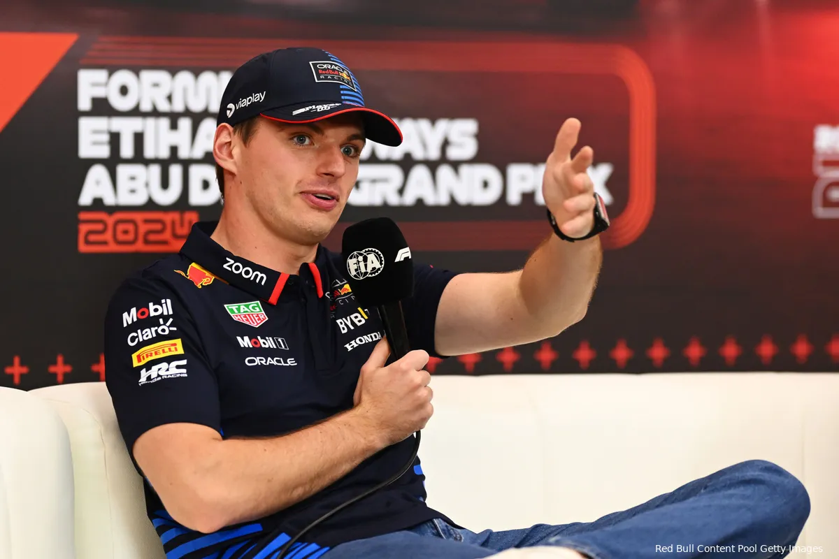 max verstappen abu dhabi 2024 donderdag 1 persconferentie 17