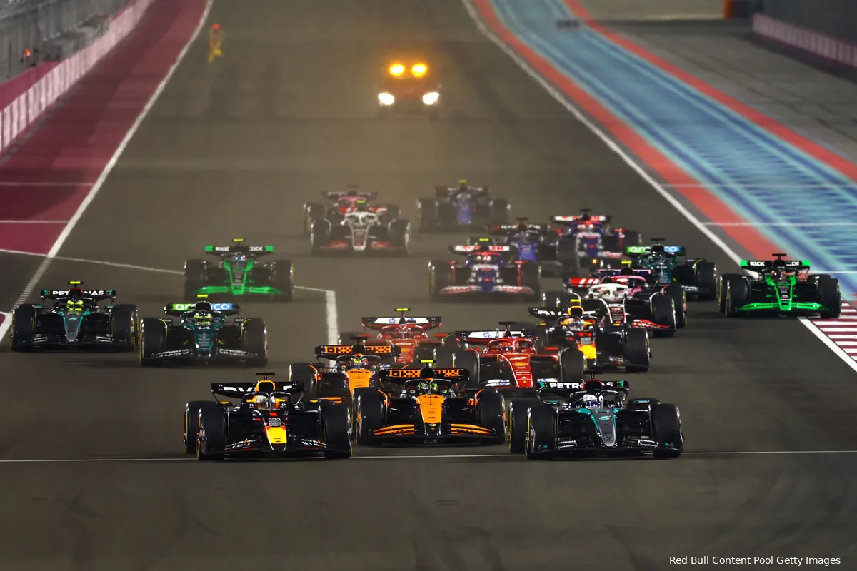 max verstappen lando norris qatar rb20 12 start 34