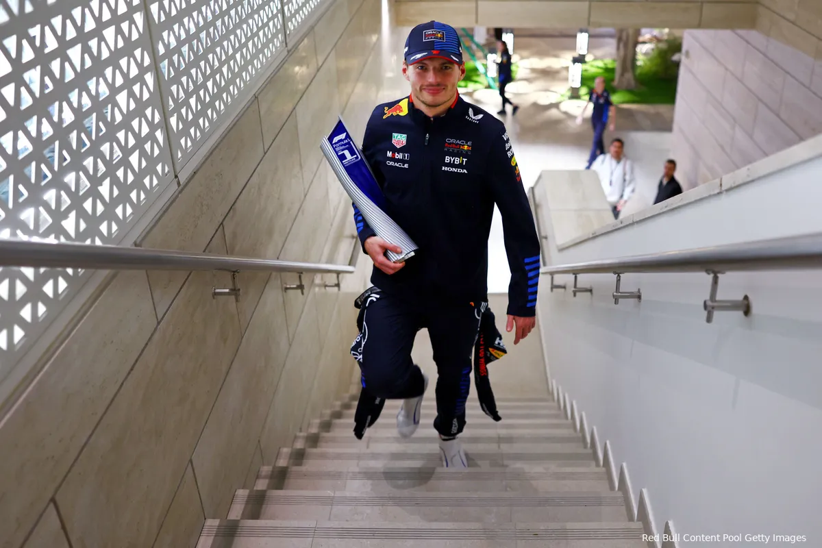 max verstappen red bull racing qatar win zege podium 1 beker