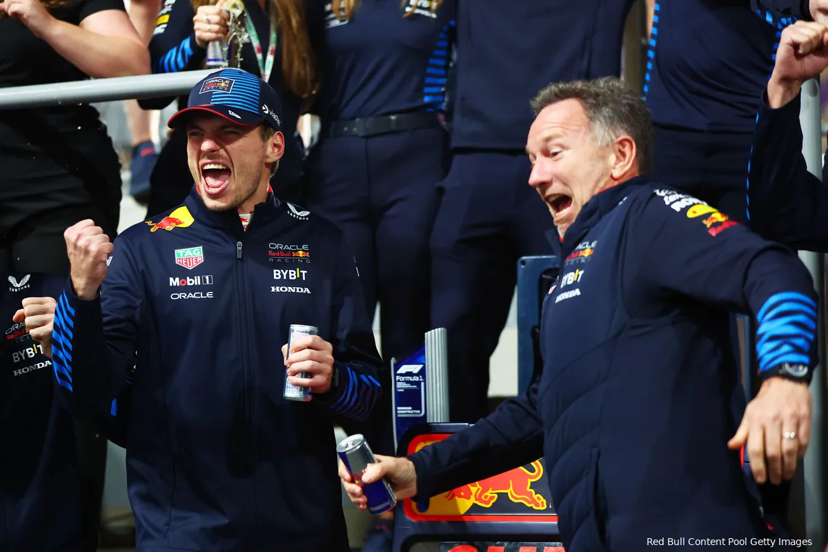 max verstappen red bull racing qatar win zege podium 1 christian horner