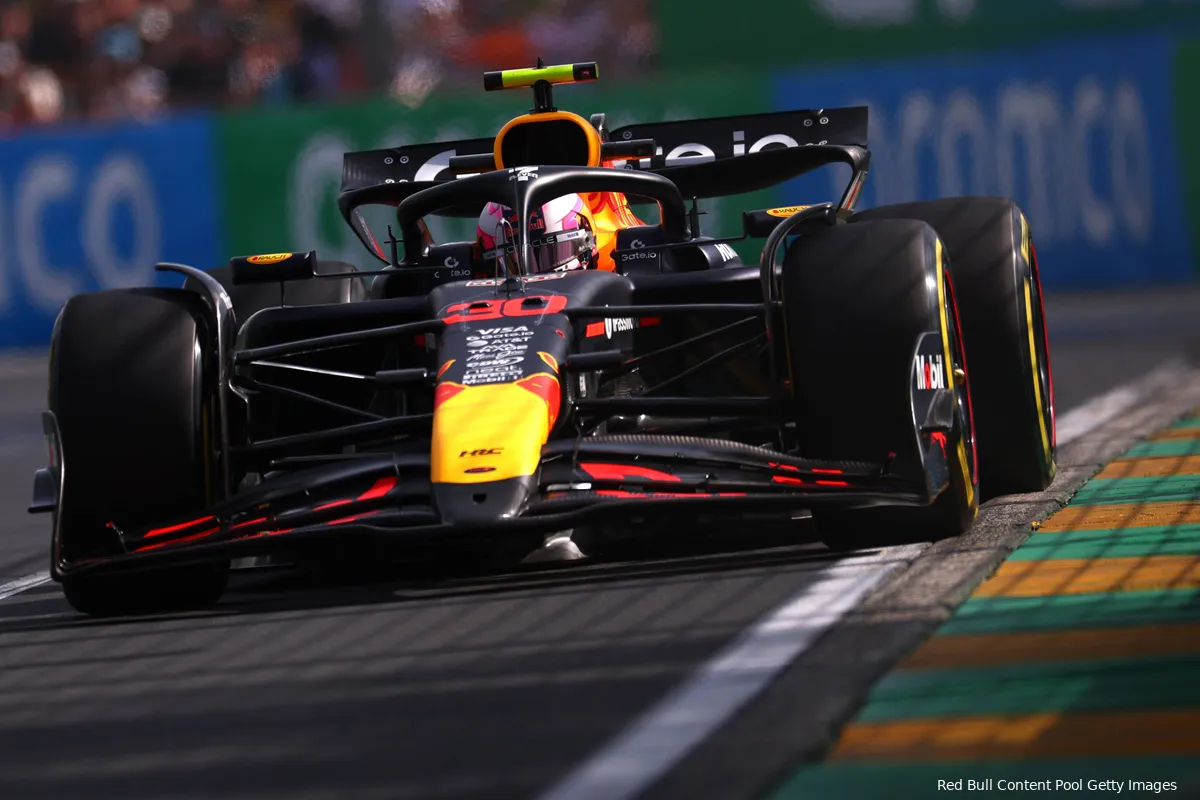 liam lawson rb21 melbourne zaterdag red bull racing