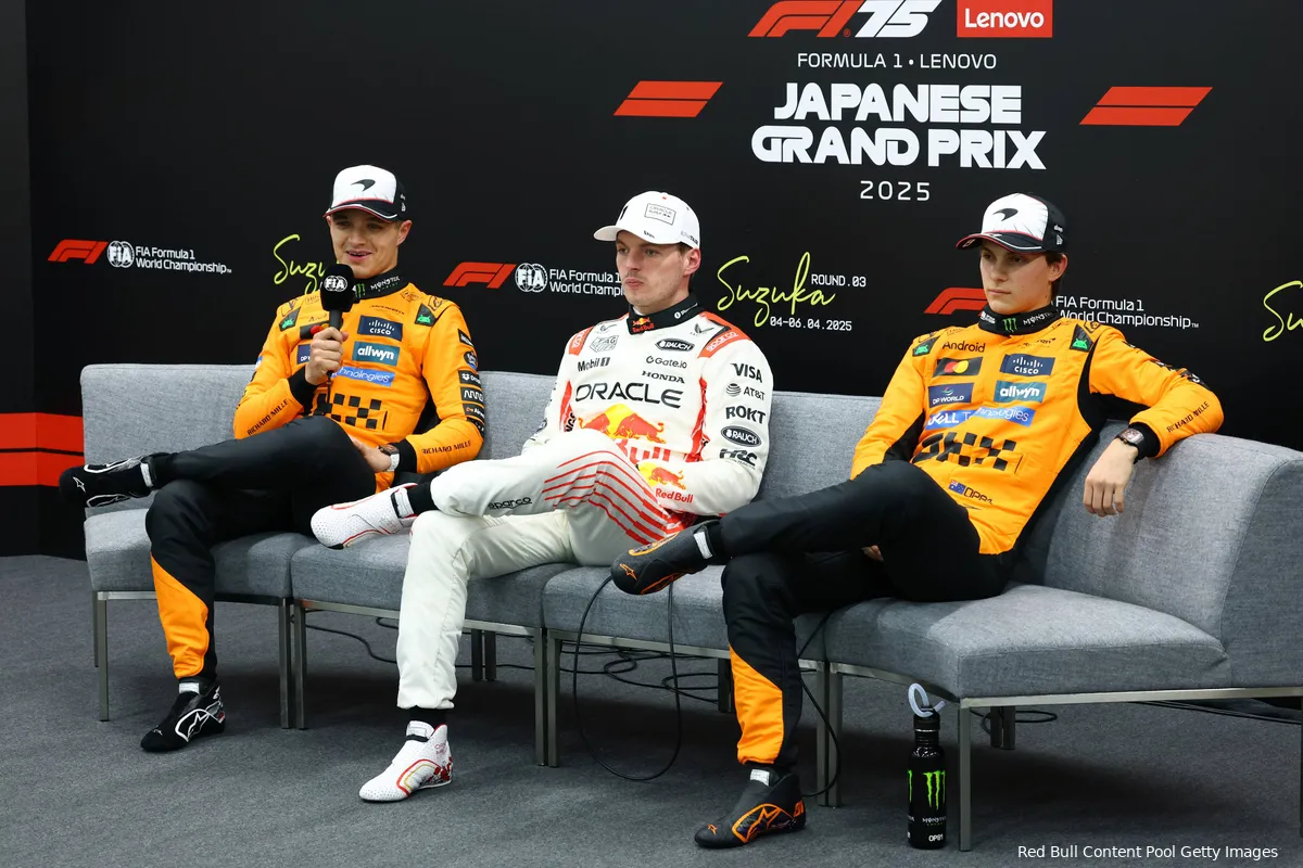 max verstappen lando norris japan kwalificatie zaterdag oscar piastri