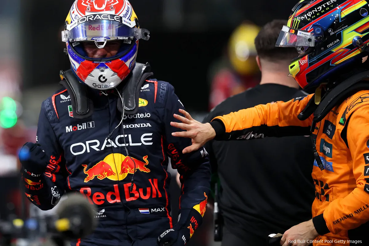 red bull racing max verstappen mclaren oscar piastri gp saoedi arabie 2025 zaterdag 2
