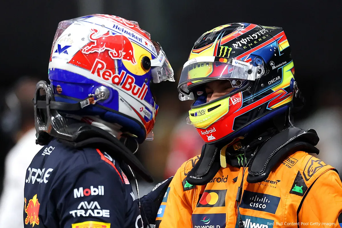 red bull racing max verstappen mclaren oscar piastri gp saoedi arabie 2025 zaterdag