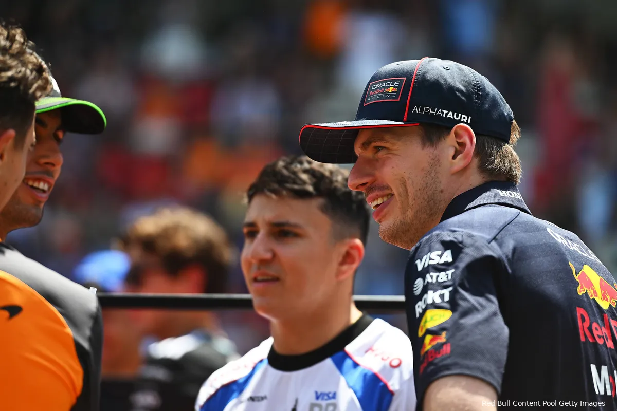 isack hadjar visa cash app racing bulls gp spanje 2025 zondag max verstappen red bull racing
