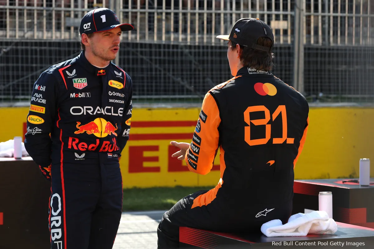 max verstappen red bull racing oscar piastri mclaren gp canada zaterdag 2025