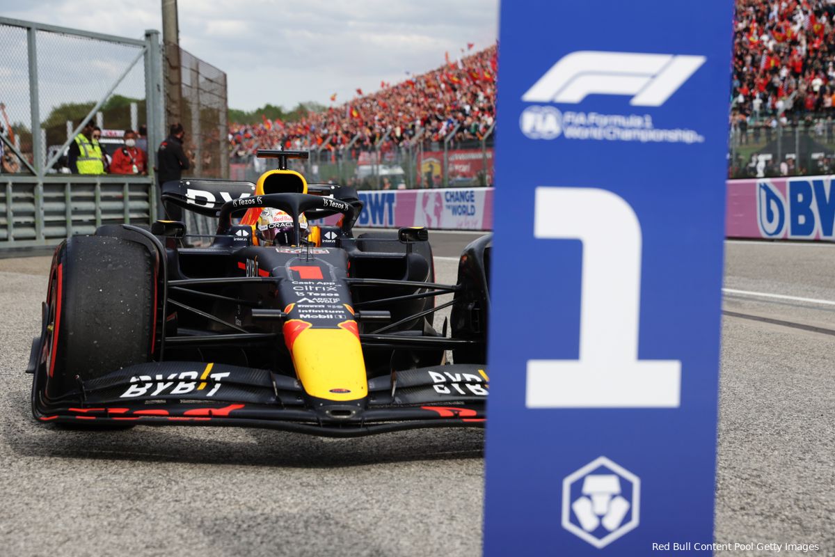 WK-stand F1: Verstappen weer voorbij aan Hamilton na overwinning in sprintrace