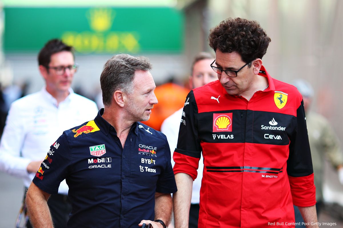 Geen zorgen bij Ferrari over betrouwbaarheid: 'Ik hoop dat Horner zich meer zorgen maakt'