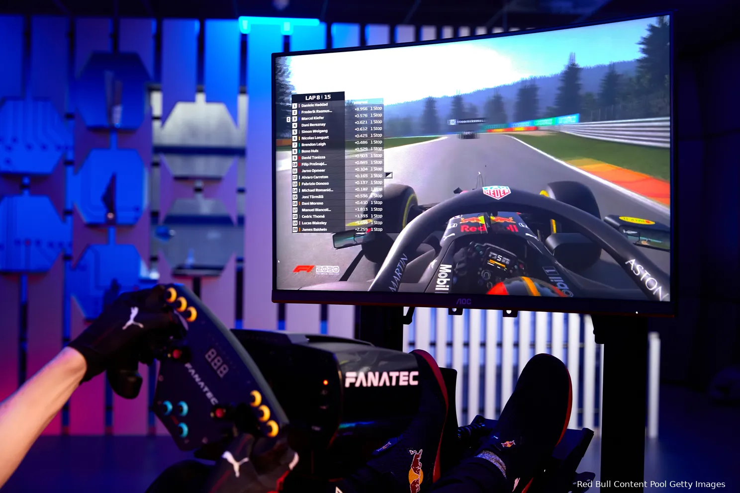 red bull racing esports simulator