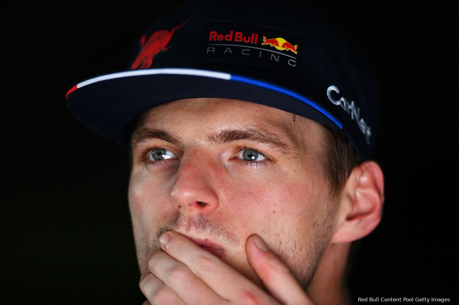 Verstappen
op het Baku City Circuit van Azerbeidzjan 2022, na afloop van de kwalificatie (Foto:
Red Bull Content Pool / Getty Images)