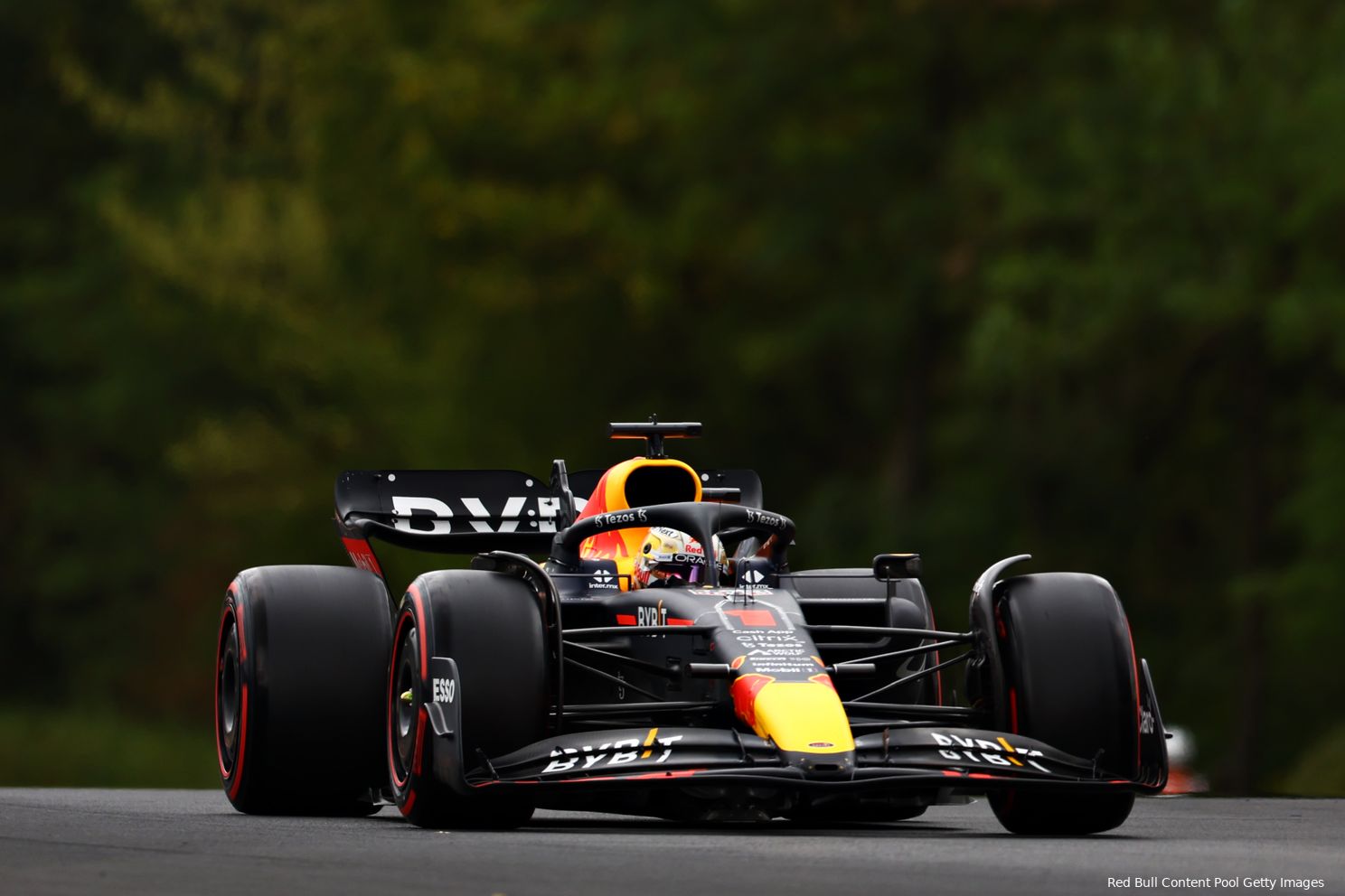 Verstappen non è riuscito a eguagliare il ritmo della Ferrari venerdì in Ungheria.