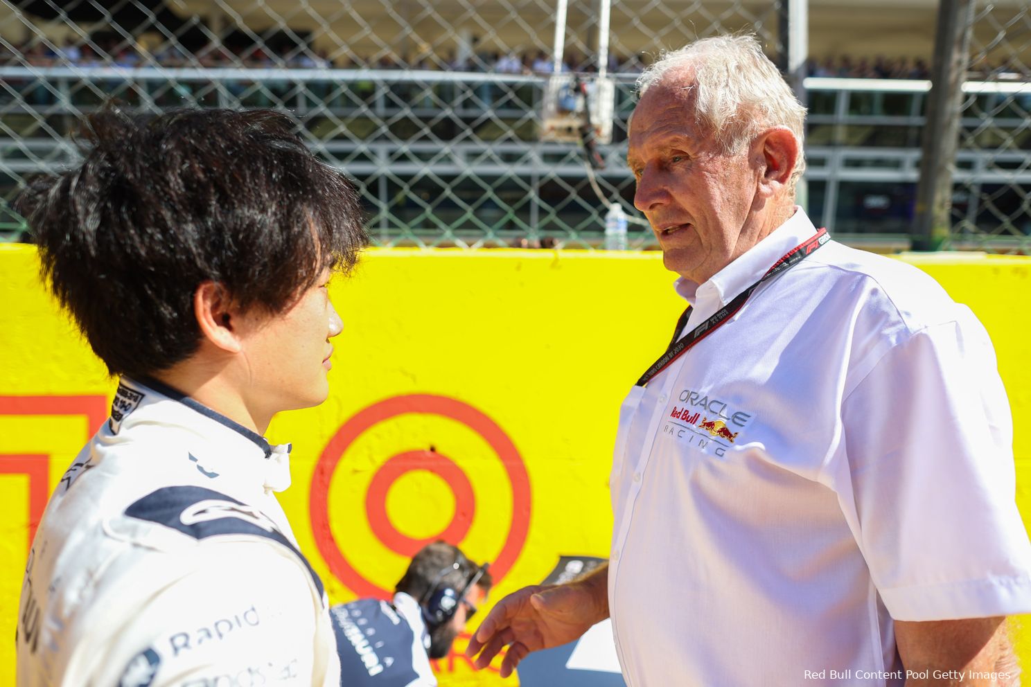 yuki tsunoda helmut marko alphatauri red bull racing f1 gp italie 2022