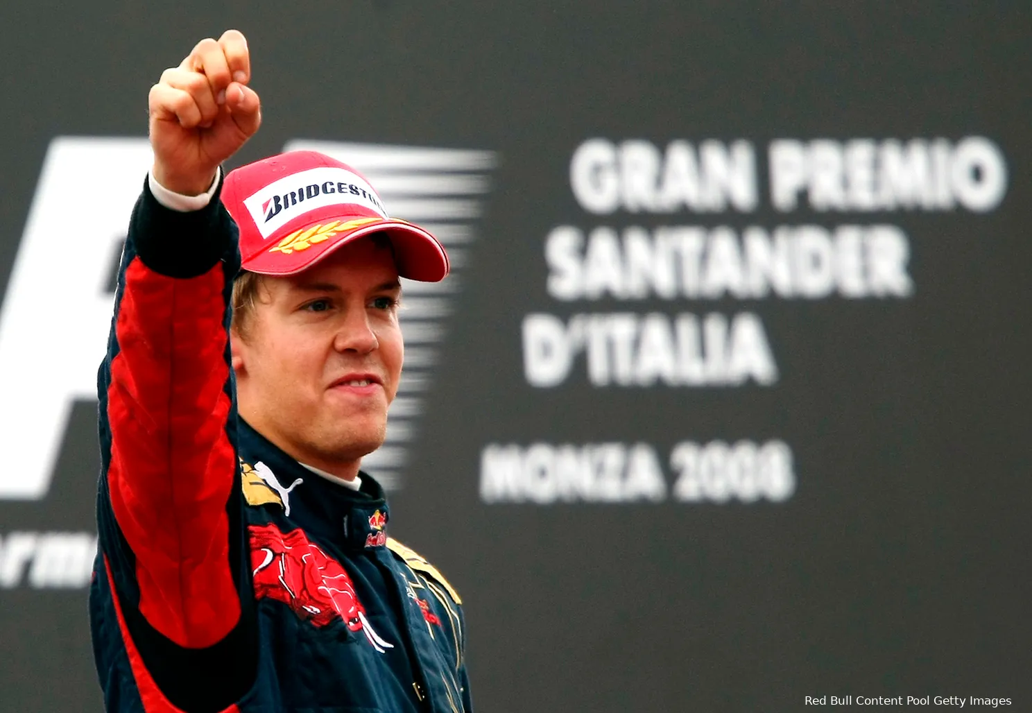 sebastian vettel toro rosso f1 gp italie 2008