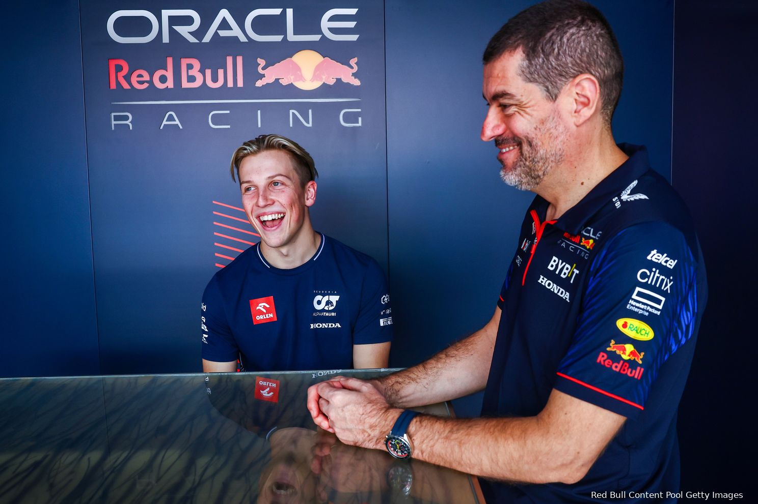 abu dhabi 2023 liam lawson red bull racing guillaume rocquelin