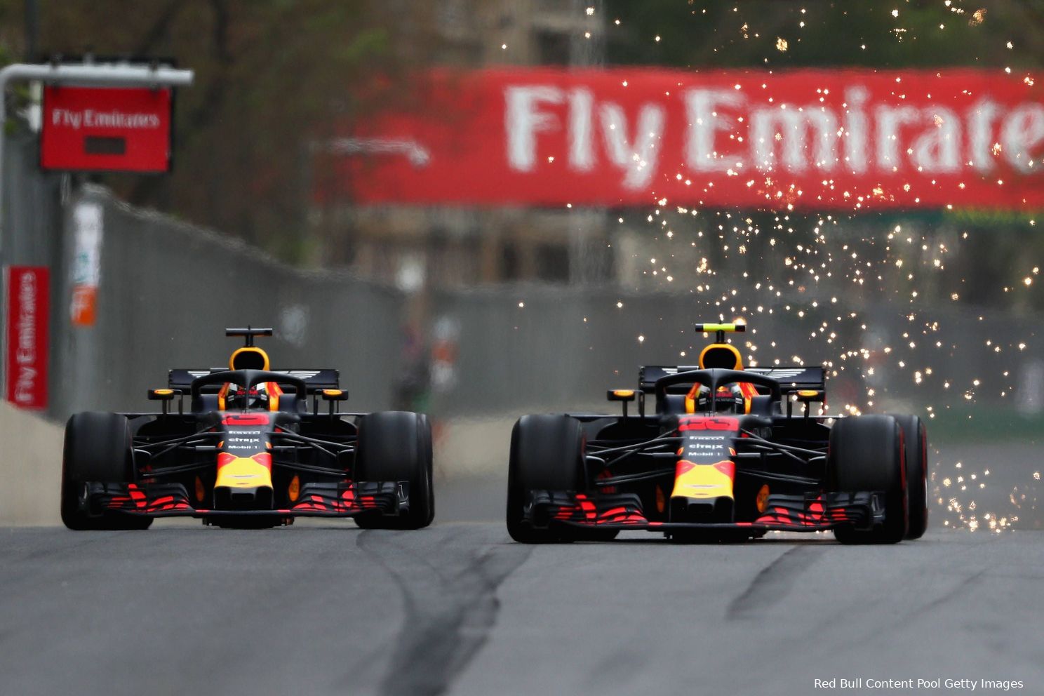 bakoe azerbeidzjan baku max verstappen daniel ricciardo red bull racing