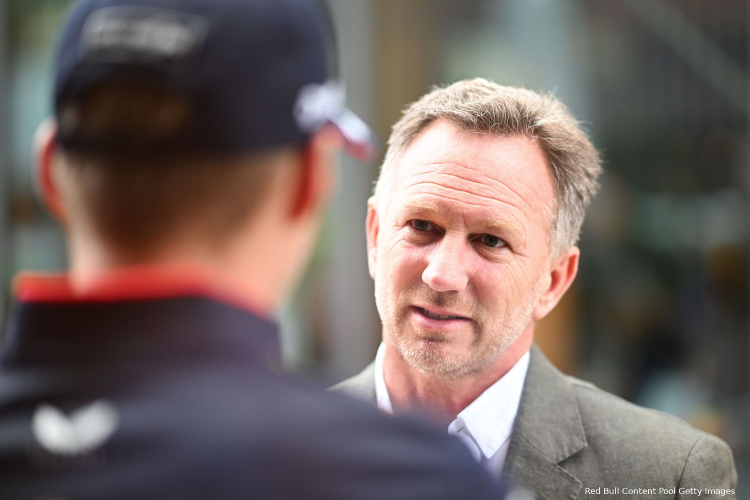 max verstappen media dag silverstone 2024 christian horner