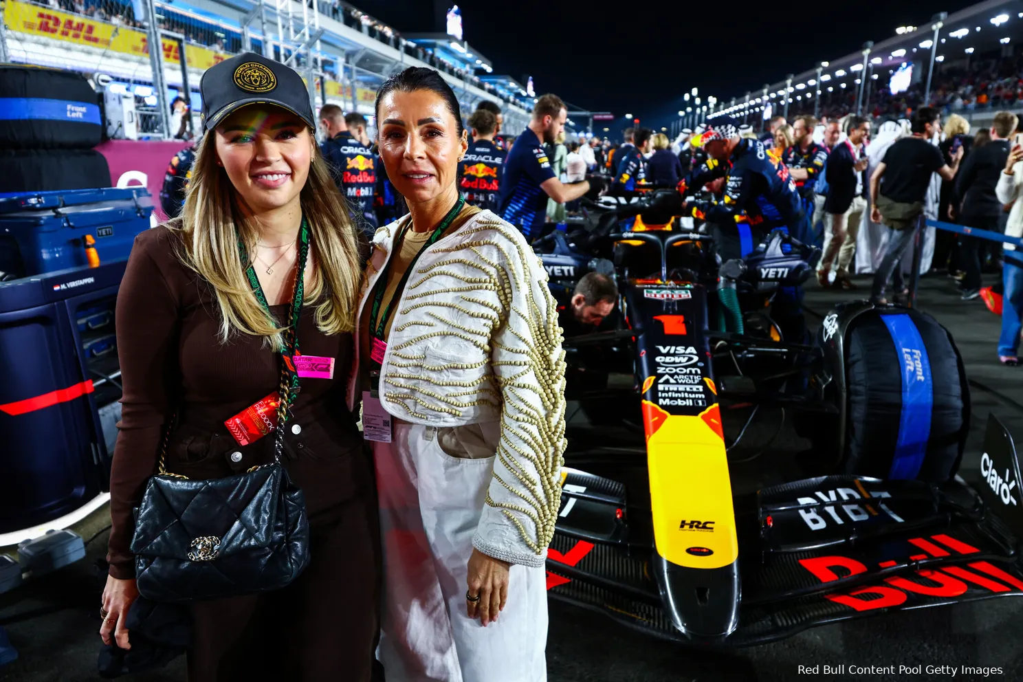 max verstappen red bull racing rb20 qatar victoria verstappen sophie kumpen mama