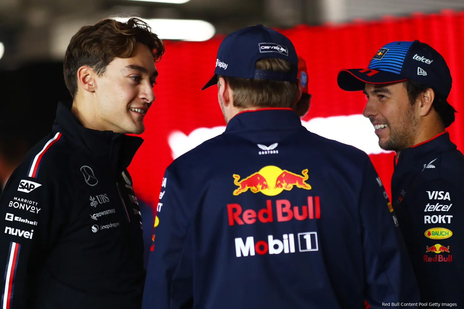 max verstappen sergio perez qatar 12123 george russell