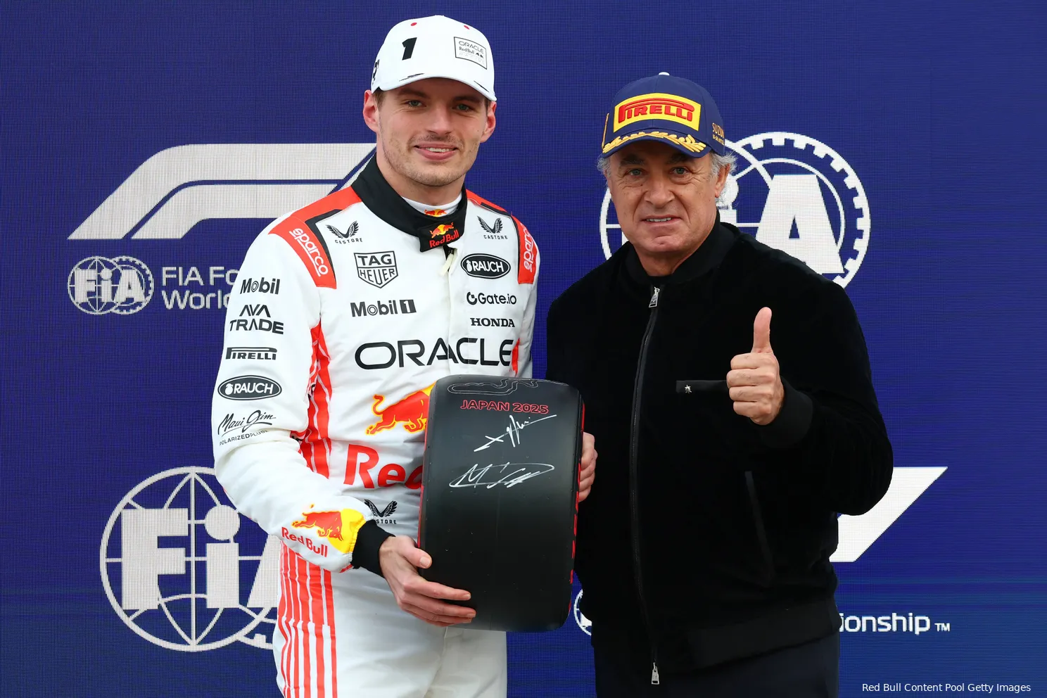 max verstappen poleposition suzuka japan 2025 jean alesi