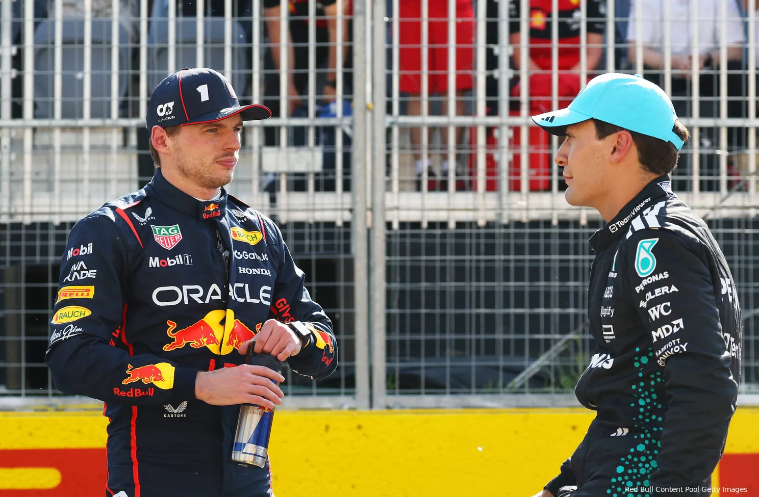 max verstappen red bull racing george russell mercedes gp canada zaterdag 2025