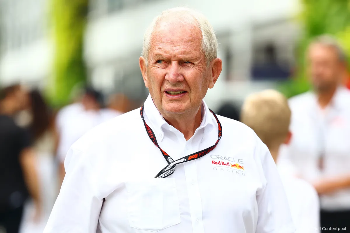 Helmut Marko doet nieuwjaarswens voor 2025: "Ik hoop dat we nu wél een vijfde wereldtitel op rij naar huis kunnen nemen"