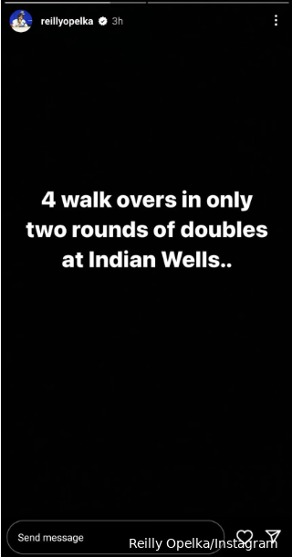 "Four walkovers in two rounds": Opelka continues to berate doubles tennis and emphasizes need to scrap it