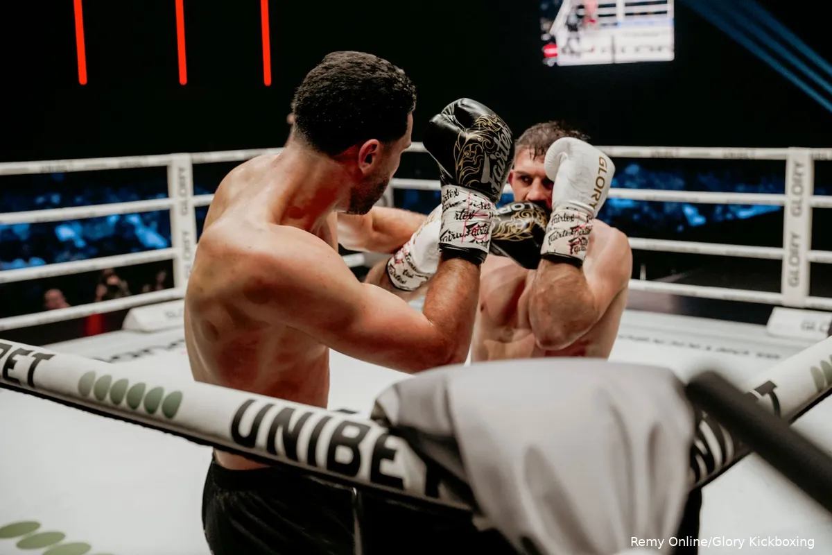 Glory kickbokser boekt overwinning week na wedstrijd: 'Uitslag wel terecht?'