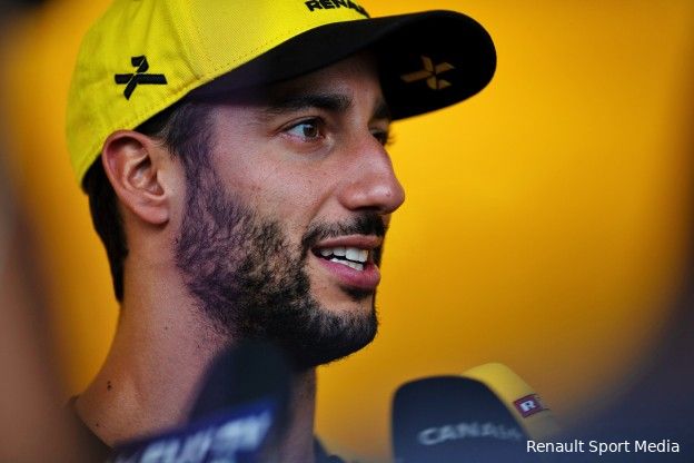 Ricciardo over Renault: 'Zie nu veel meer vertrouwen in het team en het personeel'