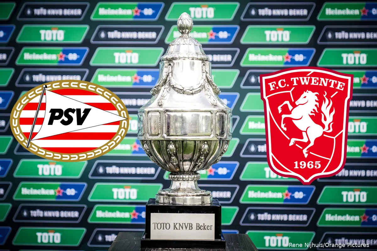 knvb beker psv fc twente logos
