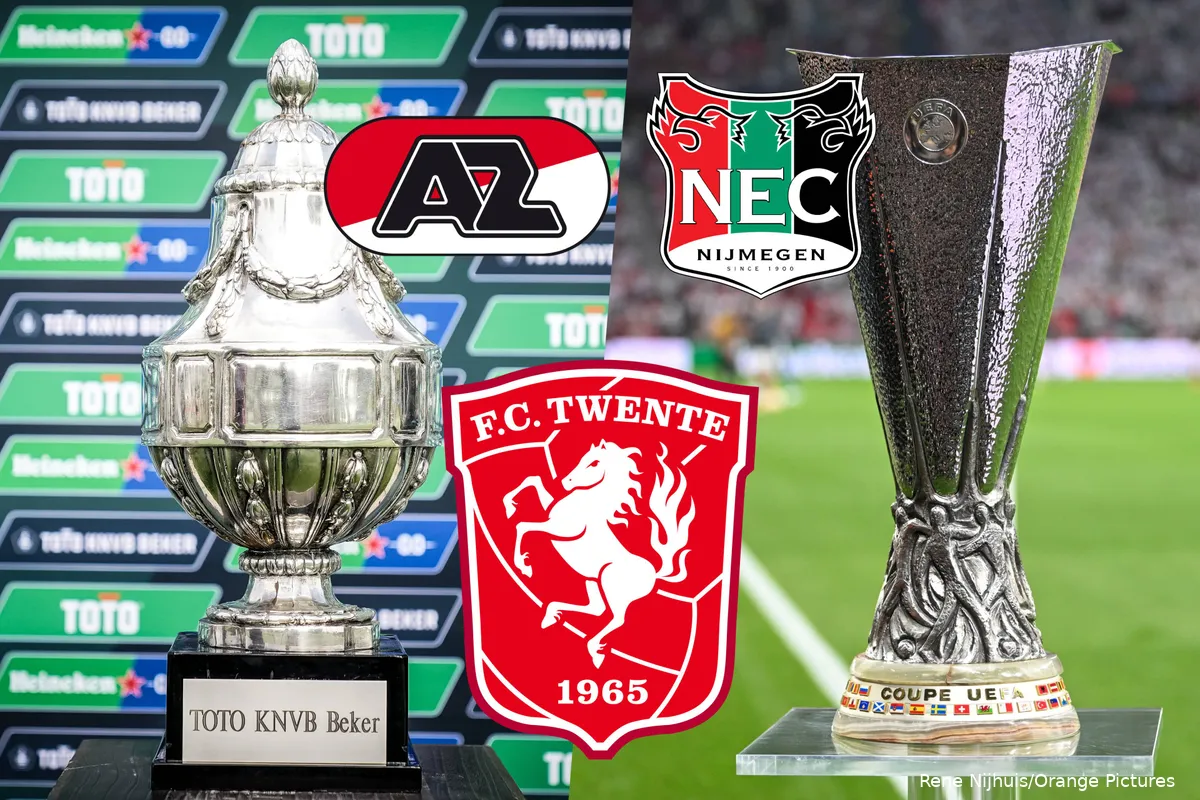 europa-league-knvb-beker-trofee-az-nec-nijmegen-fc-twente-logos