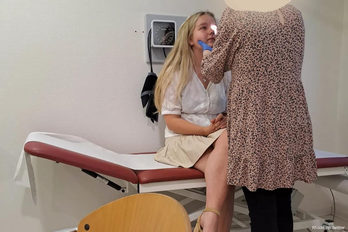 JFVD'er publishes photos of treatment eye infection after attack ANTIFA: 'This should never be normalized'