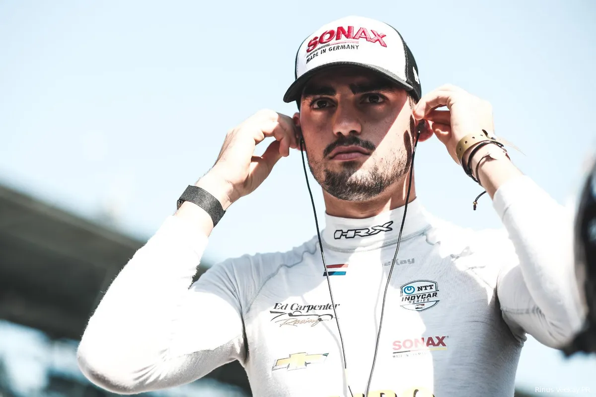 rinus veekay indycar kalmthout