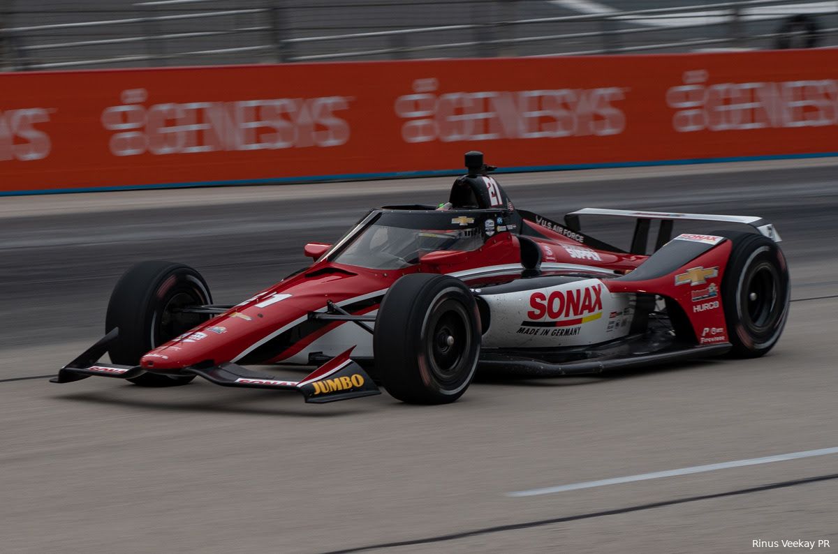 Van Kalmthout pakt eerste zege in de Indycar Grand Prix van Indianapolis