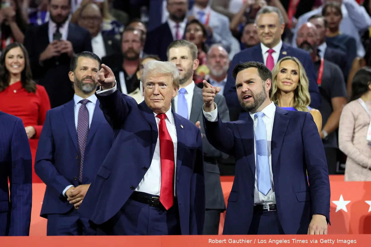 Donald Trump and J.D. Vance