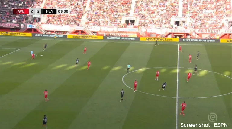 feyenoord buitenspel var