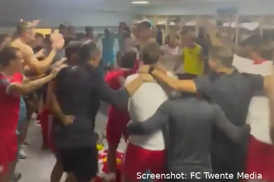 Conference-League-platsing-feest-kleedkamer-Qarabag-FK-FC-Twente-2026-2027