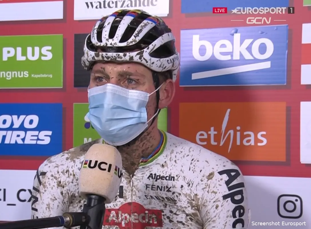 Van der Poel na derde zege van 2021: 'Was mijn beste dag dit seizoen'