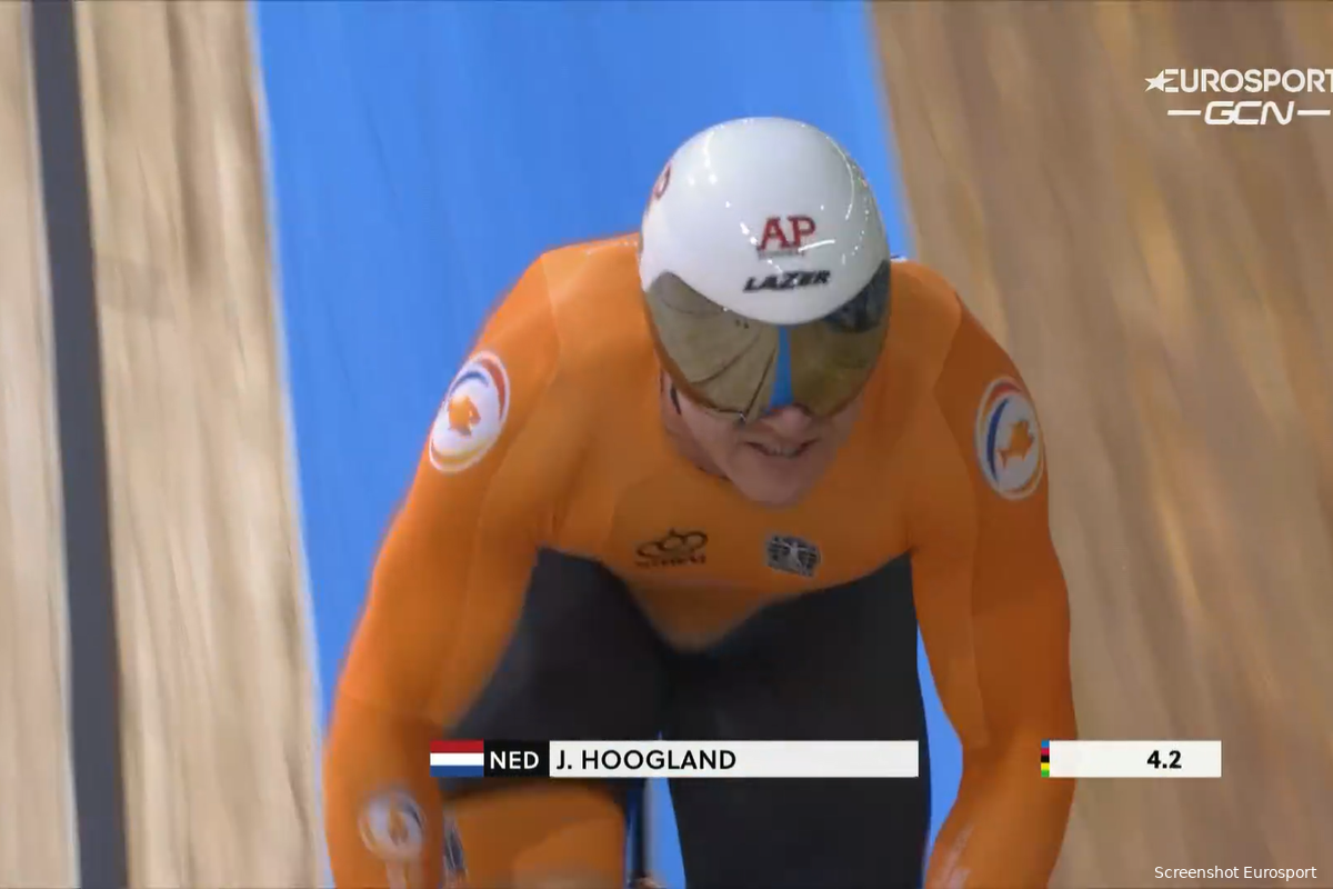 WK Baanwielrennen: Hoogland pakt goud op de kilometer met toptijd! Ganna brons bij achtervolging