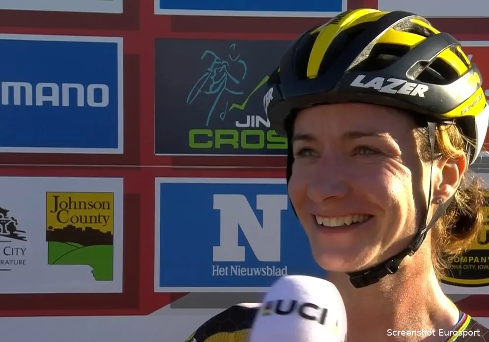 Vos blij dat ze crossen in Amerika eraan vastplakte: 'Het was een geweldige ervaring'