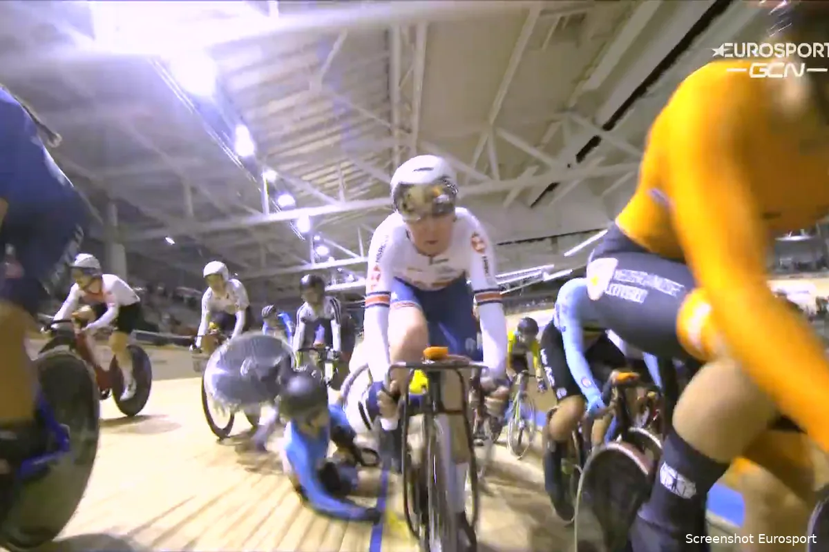 Grote valpartij in afvalkoers voor vrouwen op WK baanwielrennen